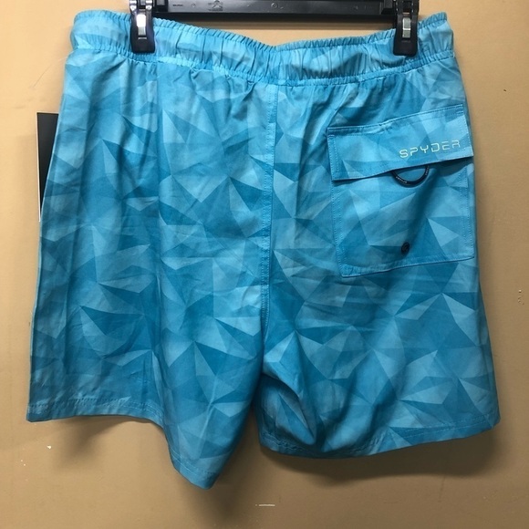 Spyder Swim Trunks with Liner Blue Size XL NWT - Picture 2 of 4